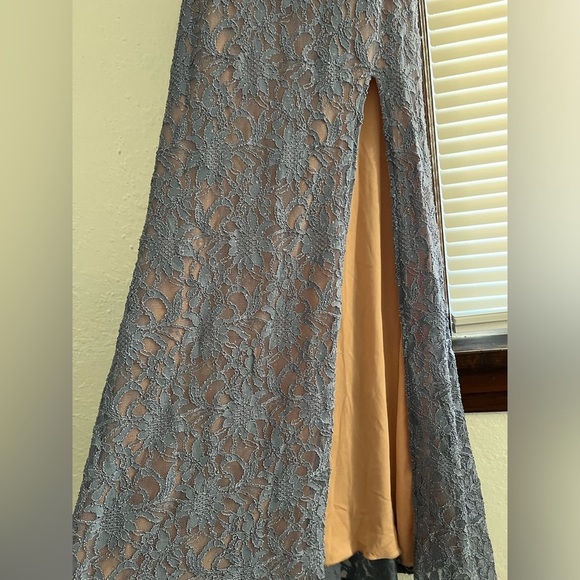 Women’s Lace open back Prom Dress City Studio Size 7 Blue - Picture 6 of 8